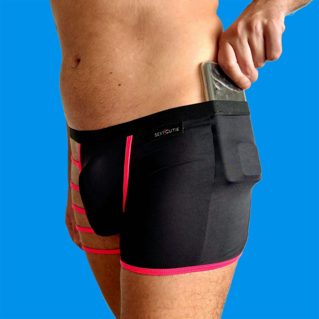 Short hibrido Sculpted Lines – Rosa Fluor