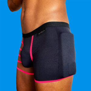 Short hibrido Sculpted Lines – Rosa Fluor