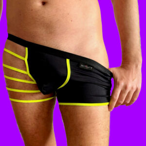 Short hibrido Sculpted Lines – Amarillo Fluor