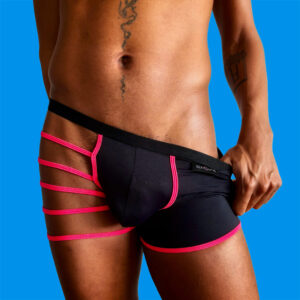 Short hibrido Sculpted Lines – Rosa Fluor