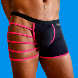 Short hibrido Sculpted Lines – Rosa Fluor