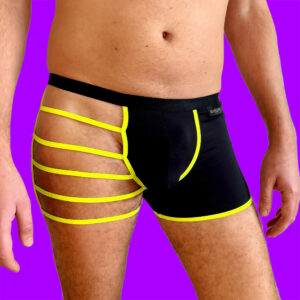 Short hibrido Sculpted Lines – Amarillo Fluor