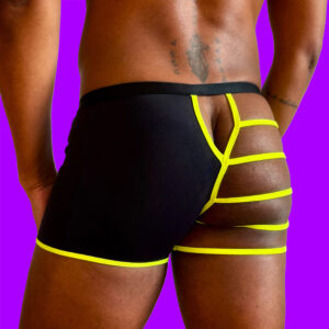 Short hibrido Sculpted Lines – Amarillo Fluor