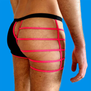 Short hibrido Sculpted Lines – Rosa Fluor