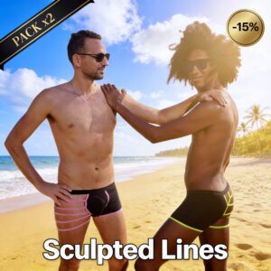 Short hibrido Sculpted Lines