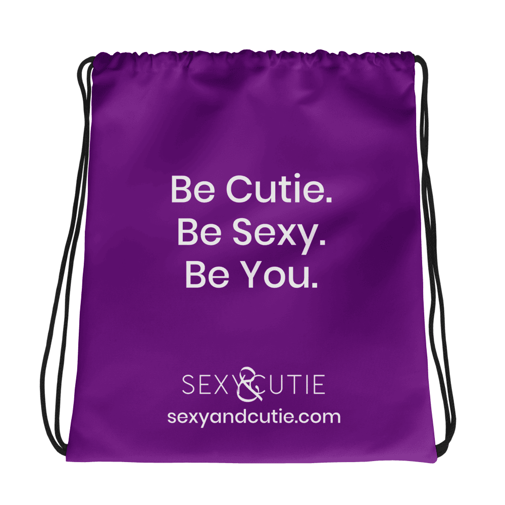 Vestit morat amb missatge "Be Cutie. Be Sexy. Be You." per a dona.