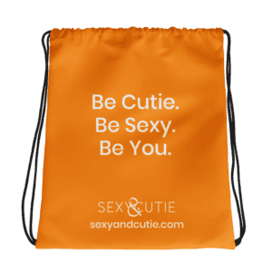 Bossa de corda Sexy & Cutie amb missatge motivador.