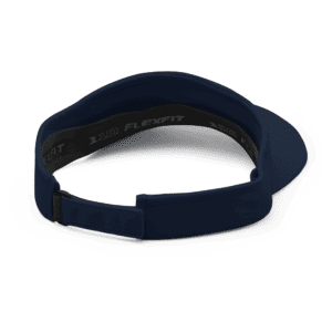 Cinta per a cap esportiu blau, ajustable i còmoda per a entrenament i activitats físiques.